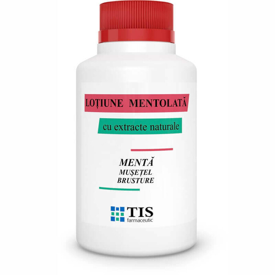 Lozione al mentolo con estratti naturali, 100 ml, Tis Farmaceutic