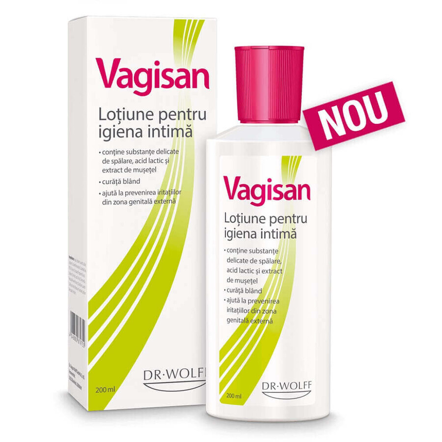 Vagisan intimate hygiene lotion, 200 ml, Dr. Wolff