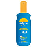 Lozione spray con protezione solare media SPF 20 Optimum Sun, 200 ml, Elmiplant