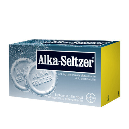 Alka-Seltzer 324 mg, 10 compresse effervescenti, Bayer