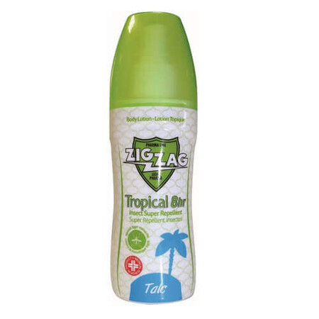 Loción corporal contra mosquitos Talco Tropical, 100 ml, Zig Zag