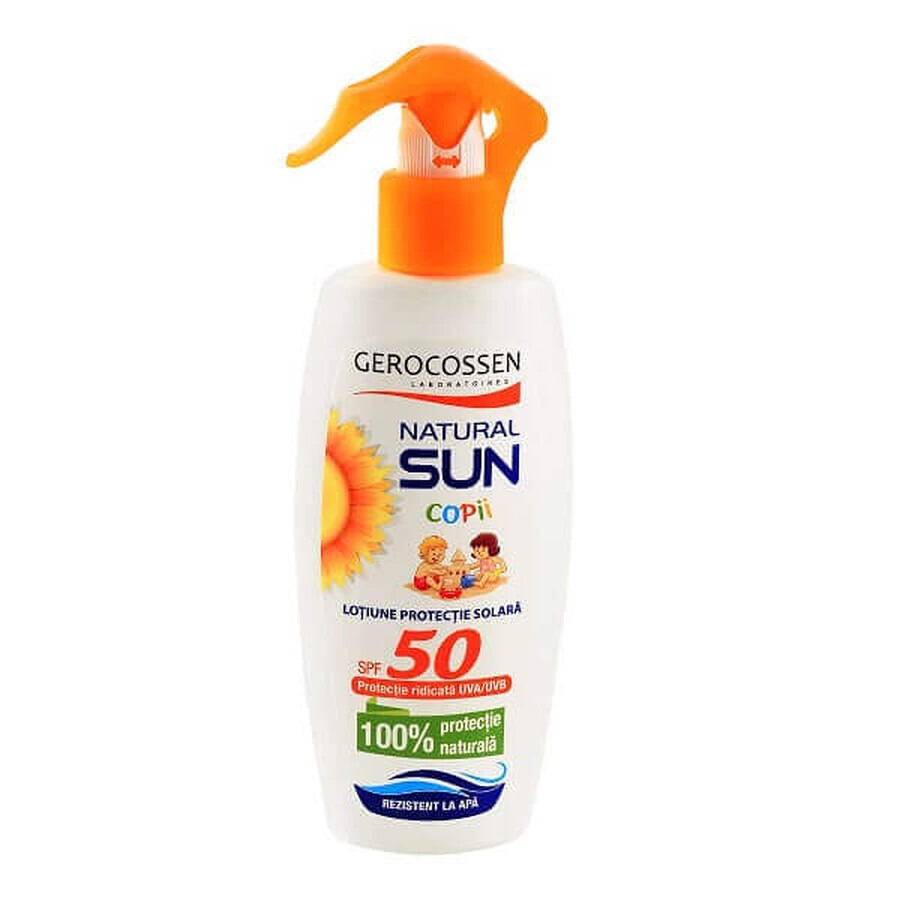 Lozione solare protettiva per bambini SPF 50, 200 ml, Gerocossen