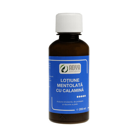 Lotiune mentolata cu calamina, 200 ml, Adya