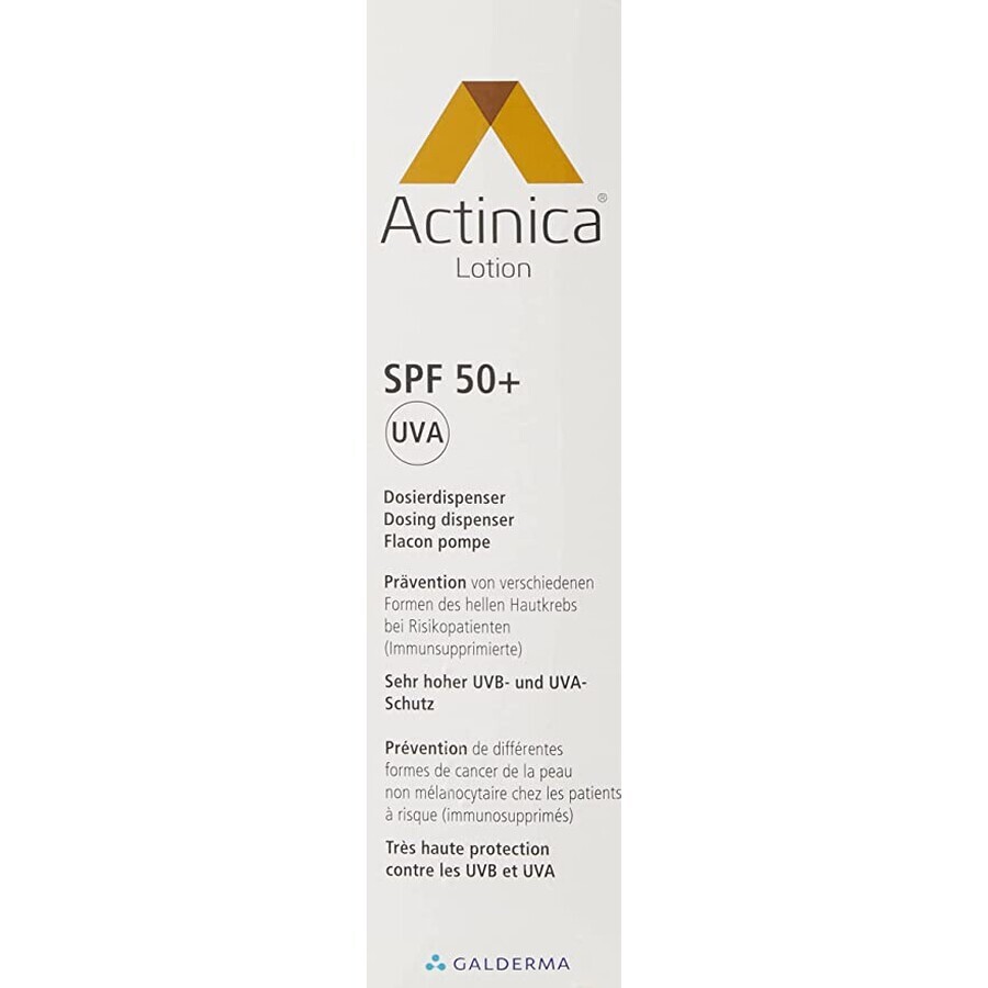 Actinica Lotion Crema Protettiva Raggi Solari UVB e UVA, 80 g, Galderma