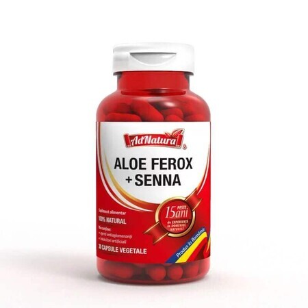 Aloe Ferox + Senna, 30 capsule, AdNatura