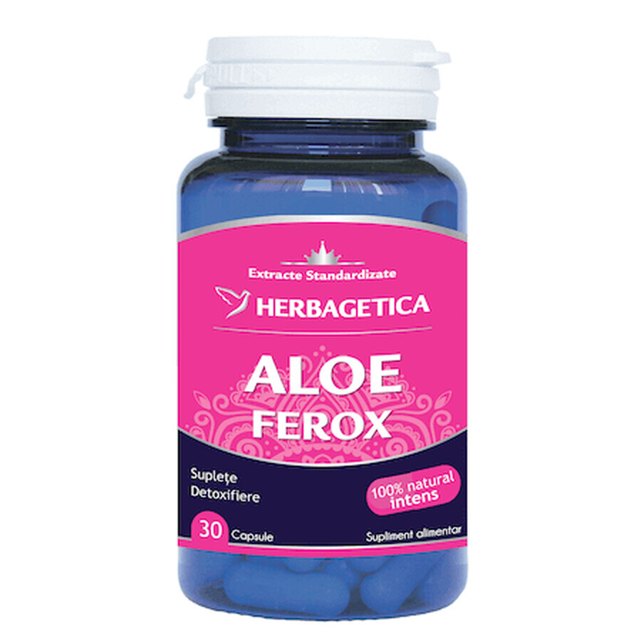 Aloe Ferox, 30 capsules, Herbagetica