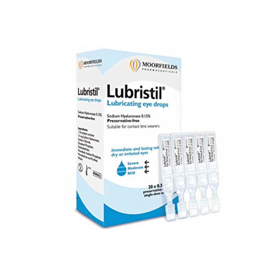 Lubristil solution, 20x0.3 ml single dose, Sifi