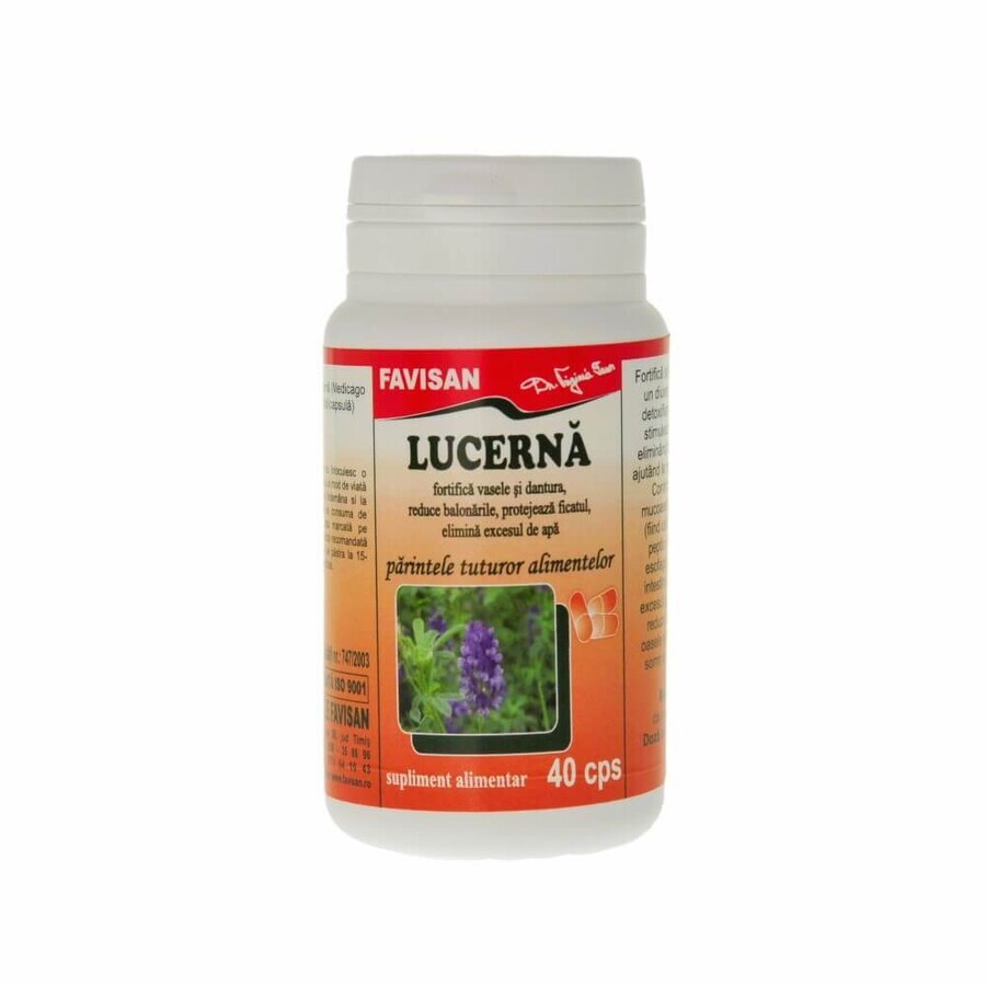 Lucerna, 40 capsule, Favisan