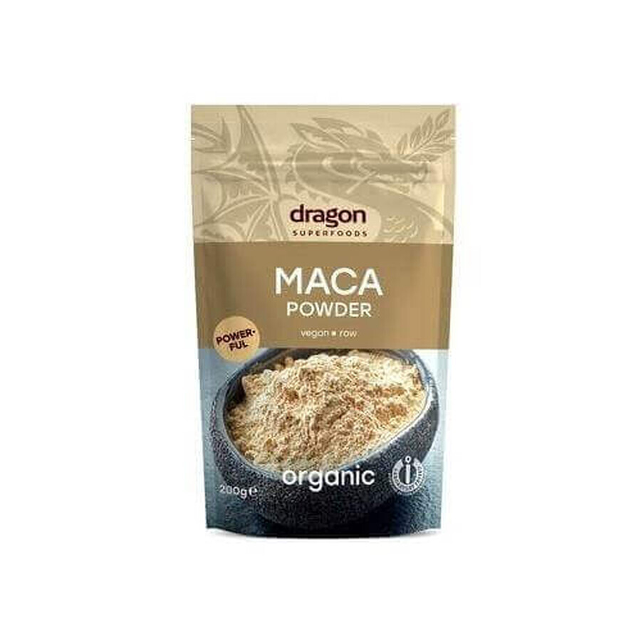 Maca powder organic Eco, 200 g, Dragon Superfoods