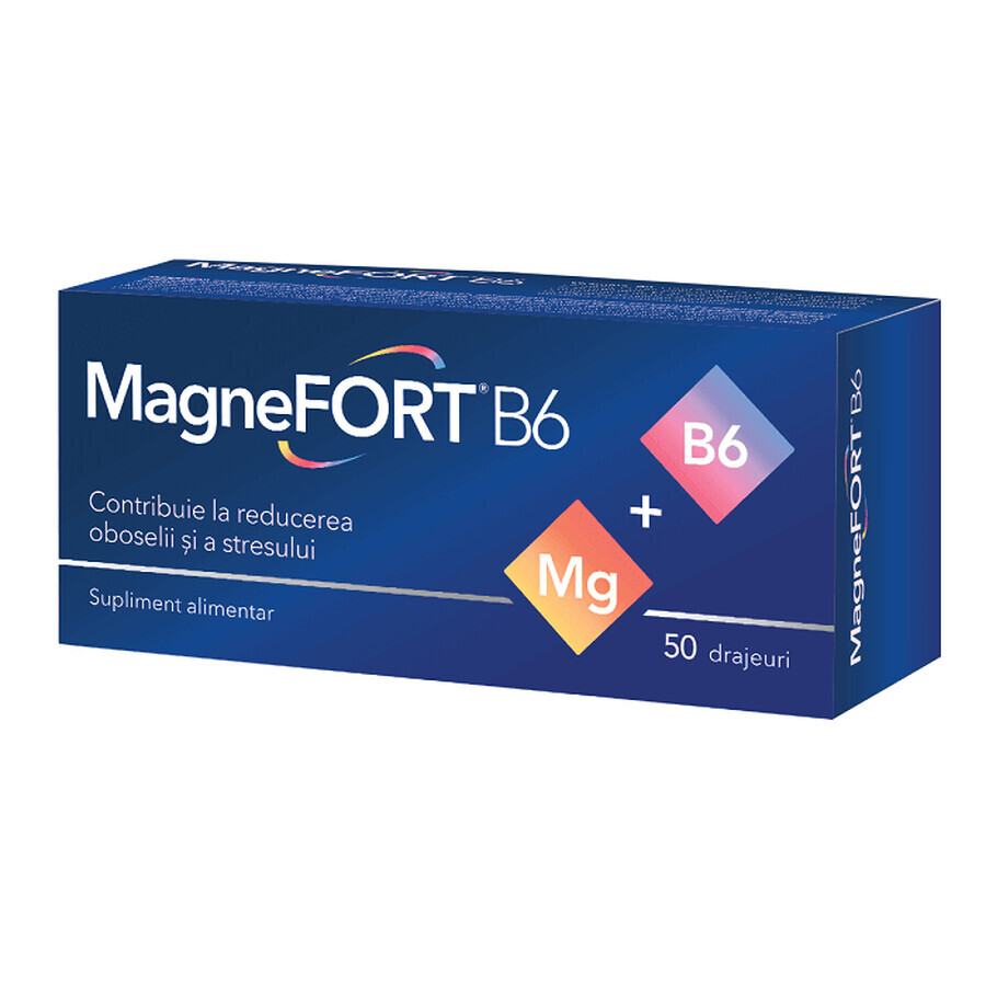 Magnefort B6, 50 tabletten, Biofarm