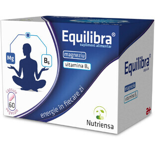 Magnesium + vitamin B6, Equilibra, 60 capsules, Antibiotice SA