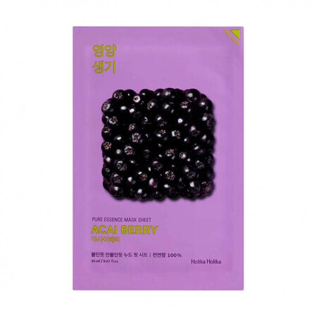 Pure Essence Acai Fruit Mask, 20 ml, Holika Holika