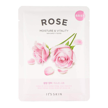 La maschera per il viso all'estratto di rosa fresca, 20 g, la sua pelle