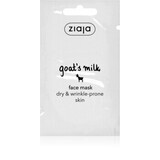 Moisturizing face mask with goat milk proteins and Vit A and E, 7 ml, Ziaja