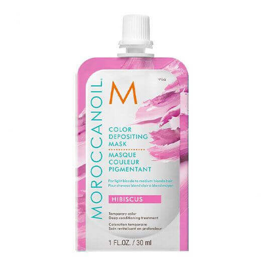 Maschera per capelli colorante all'ibisco, 30 ml, Moroccanoil