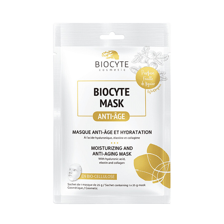 Hydraterend masker met hyaluronzuur, elastine en collageen, 25 g, Laboratoire Biocyte