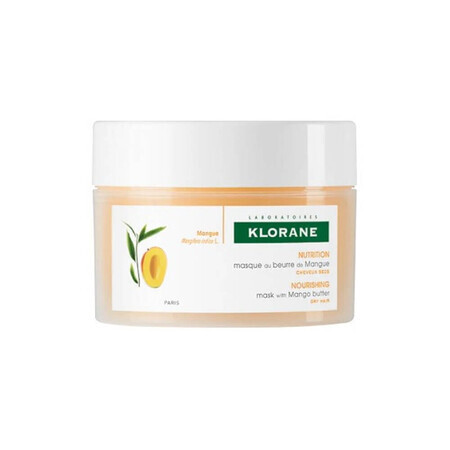 Nourishing mask with mango butter for dry hair, 150 ml, Klorane