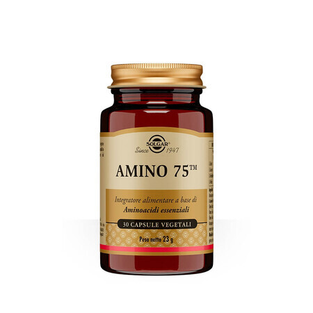 Solgar Amino 75 Integratore Alimentare, 30 capsule vegetali