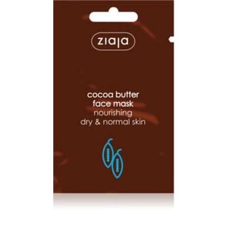 Maschera viso con burro di cacao, 7 ml, Ziaja