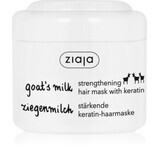 Hair strengthening mask with goat milk and keratin, 200 ml, Ziaja