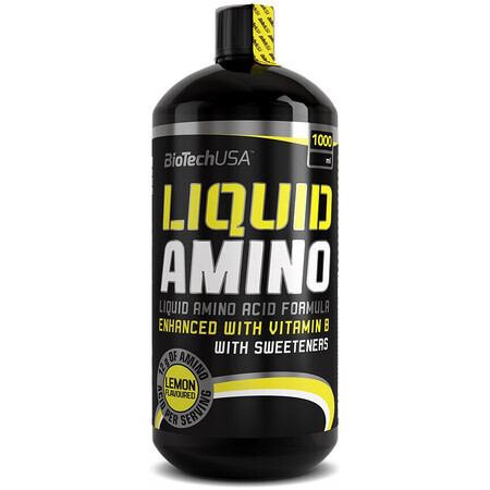 Amino Liquid Nitron with lemon flavour, 1000 ml, Biotech USA