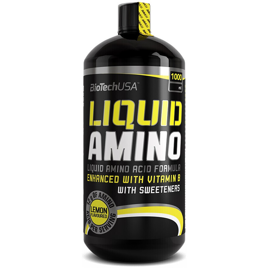 Amino Liquid Nitron with lemon flavour, 1000 ml, Biotech USA