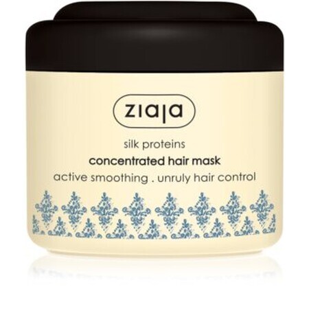 Mask for unruly and coarse hair with silk proteins and provitamin B5, 200 ml, Ziaja