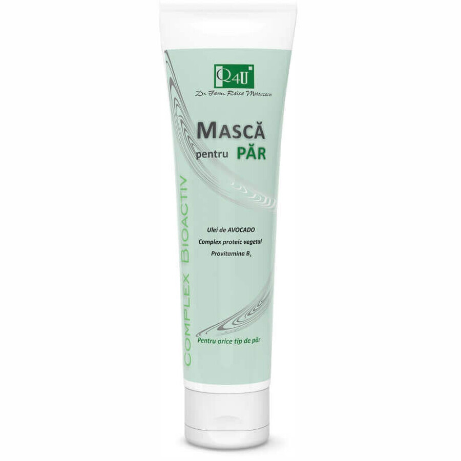 Mask for dry and damaged hair Q4U, 150 ml, Tis Farmaceutic