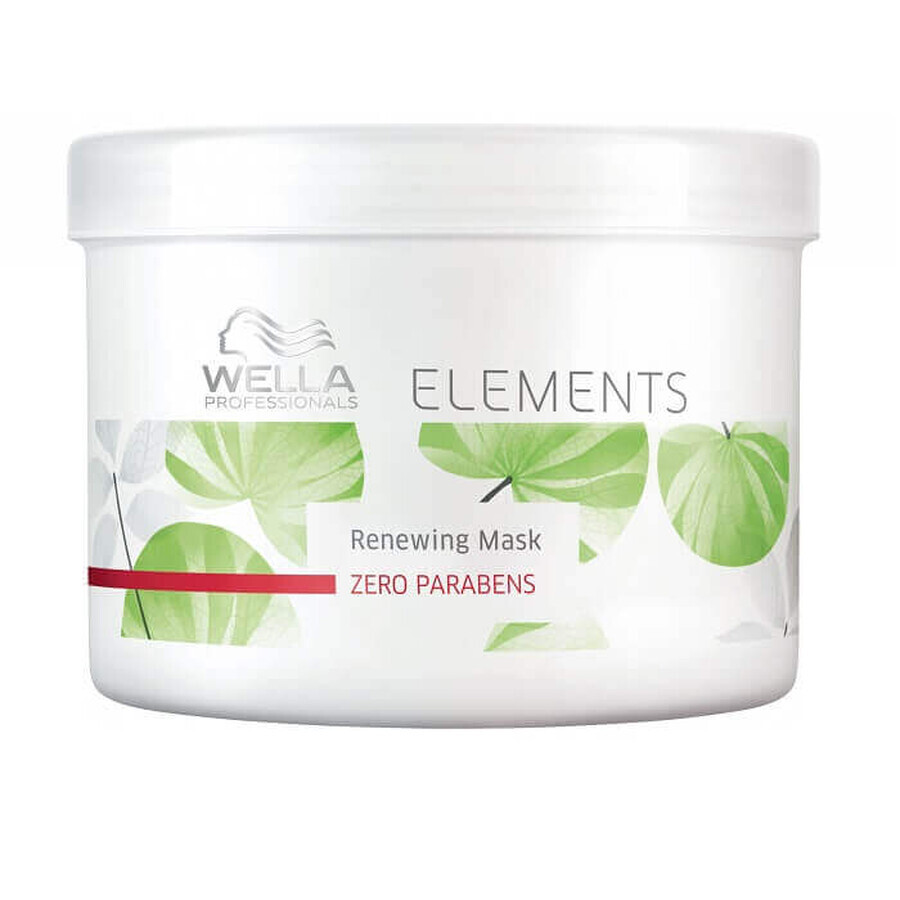 Parabenfreie reparierende Maske für geschädigtes Haar Elements, 500 ml, Wella Professionals