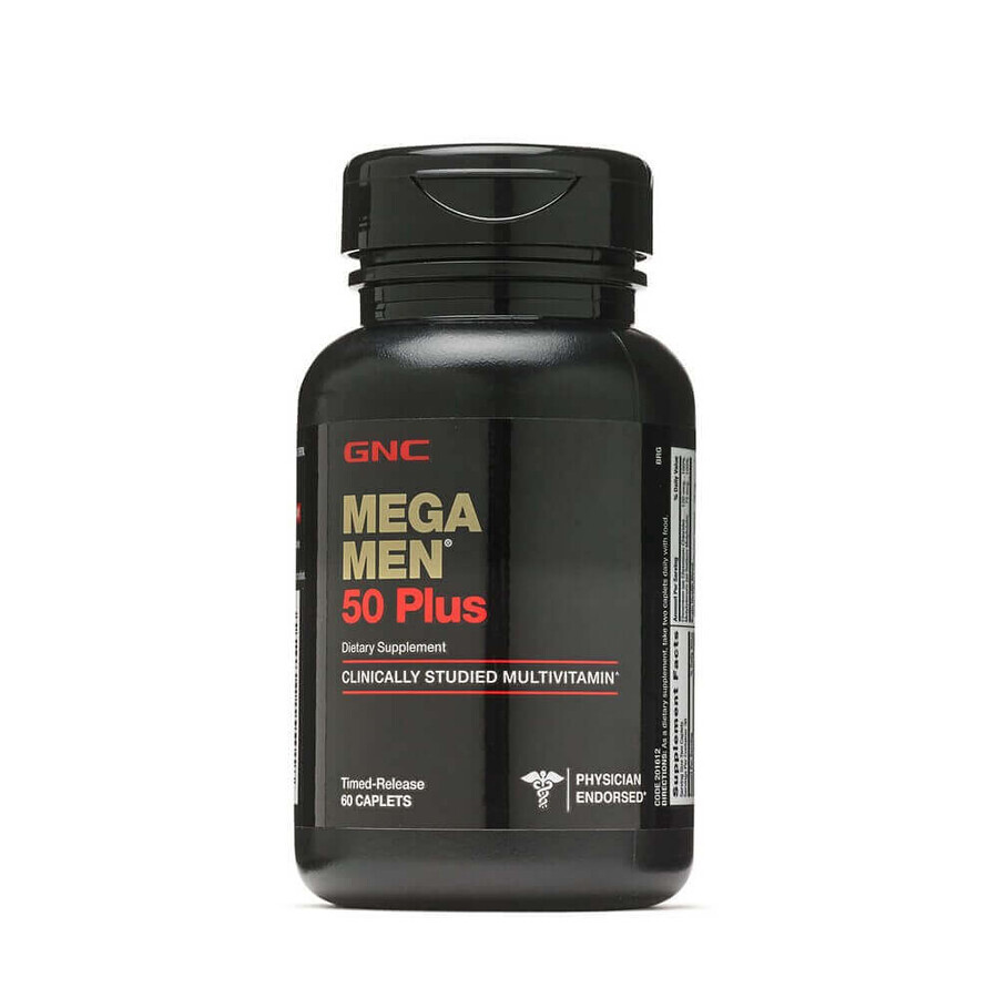 Mega Men 50 Plus (201612), 60 tablets, GNC