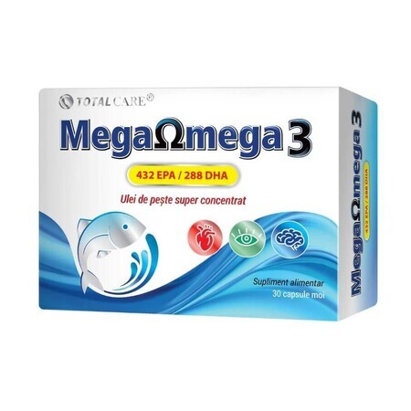 Mega Omega 3, 30 capsule molli, Cosmopharm