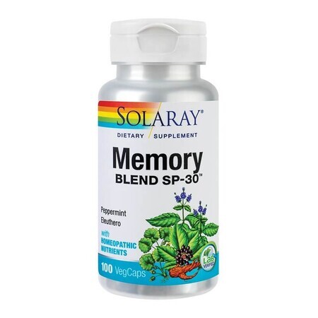 Memory Blend Solaray, 100 capsules, Secom