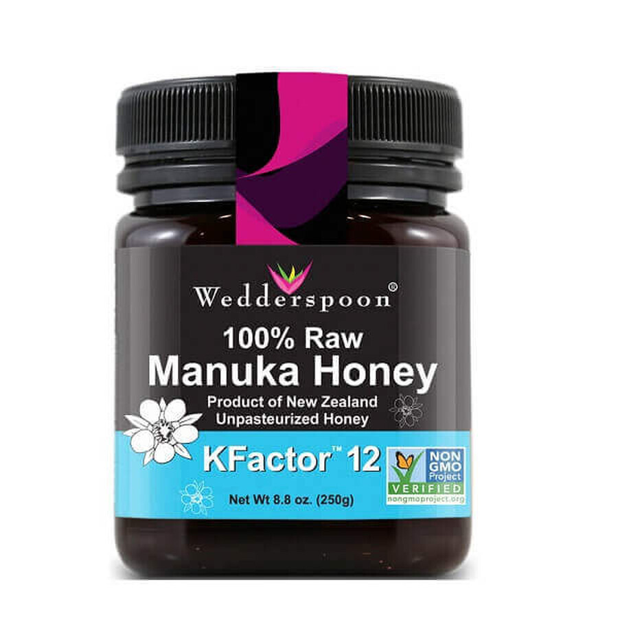 Manuka Honey KFactor 12 RAW, 250g, Wedderspoon