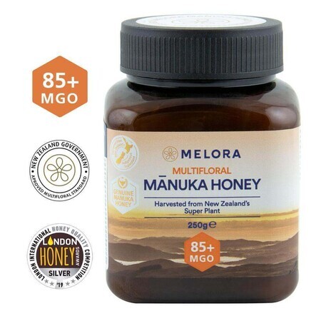 Miele poliflora di Manuka MELORA, MGO 85+ Nuova Zelanda, 250 g, Republica Bio