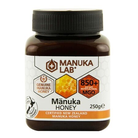 Manuka Honey, MGO 850+, 250g, Manuka Lab