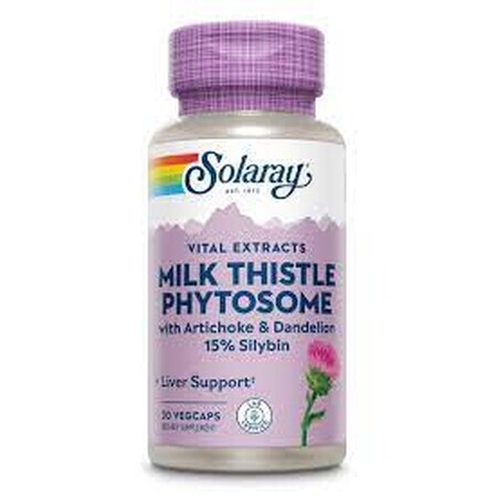 Milk Thistle Phytosome Solaray, 30 capsules, Secom