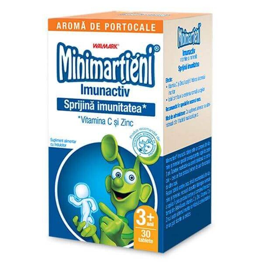 Mini Martians al gusto arancia, 30 compresse, Walmark