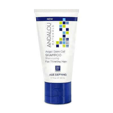 Shampoo alle cellule staminali di Argan per capelli maturi, raro Age Defying Andalou, 50 ml, Secom