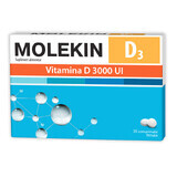 Molekin D3 3000 IU, 30 tablets, Natur Produkt