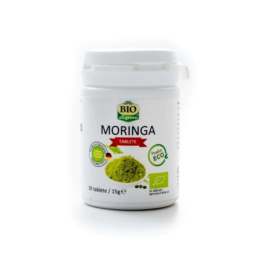 Moringa, 30 compresse, Bio All Green