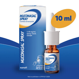 Muconasal spray, 1,18 mg/ml, 10 ml, Sanofi