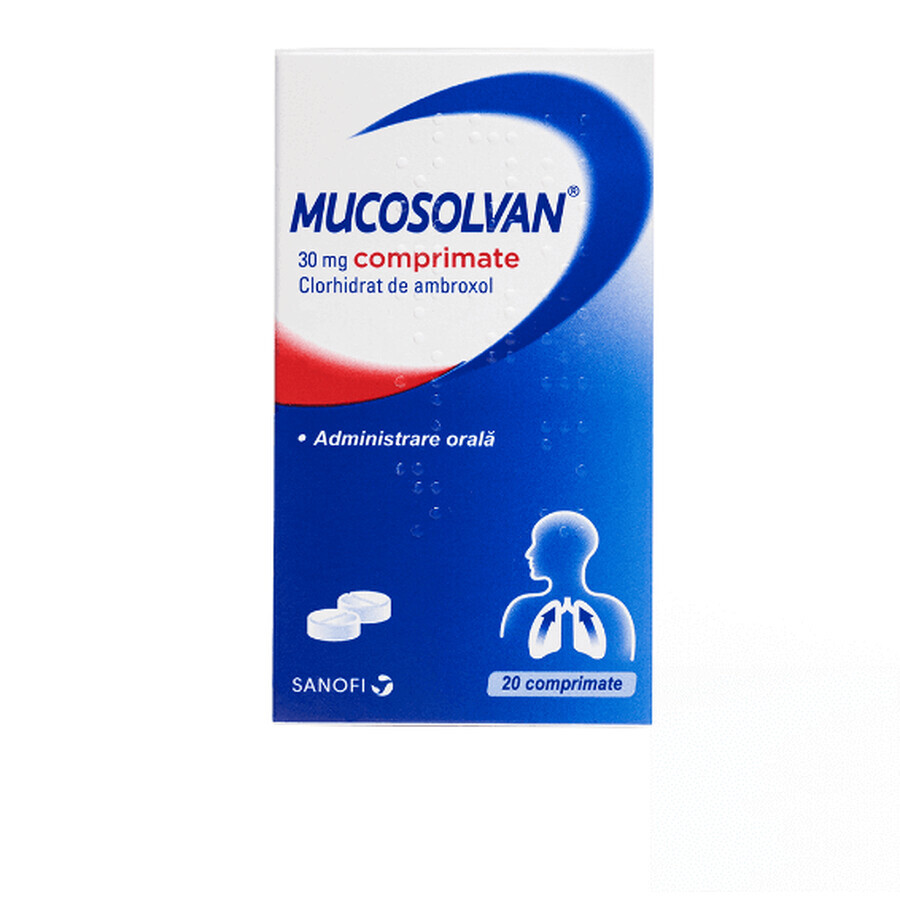 Mucosolvan 30 mg, 20 compresse, Sanofi