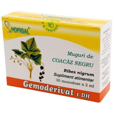 Germogli di ribes nero Gemoderivat, 30 monodosi, Hofigal