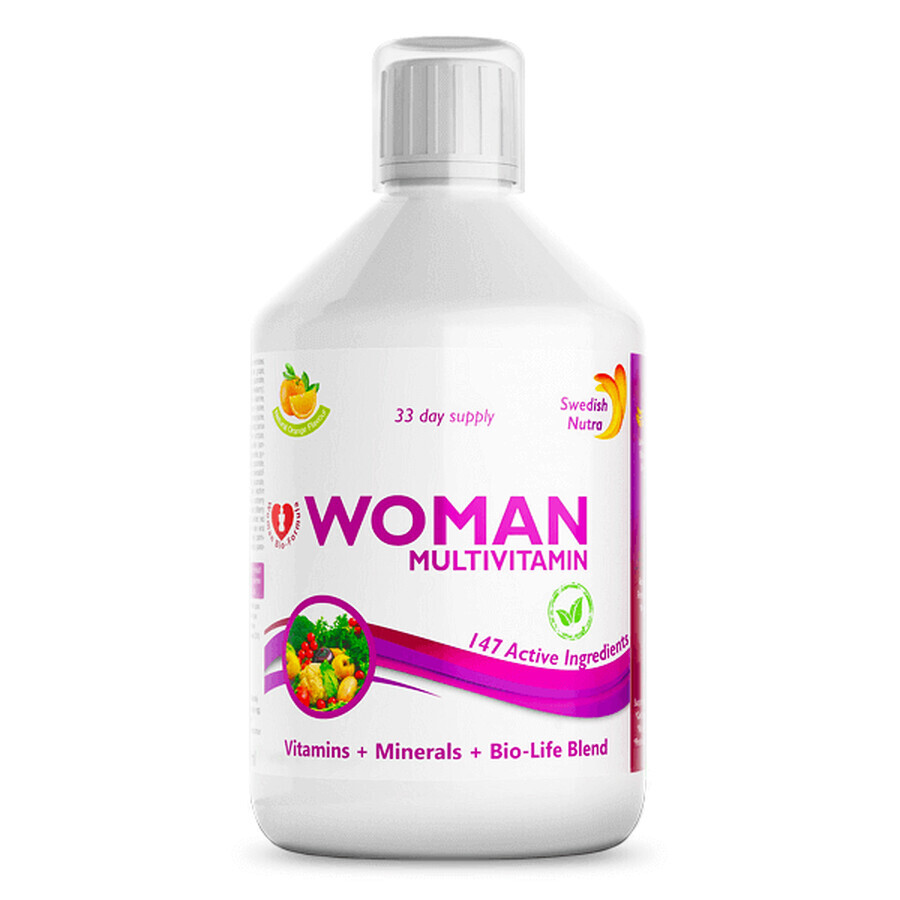 Multivitamin Liquid for Women, 500ml, Swedish Nutra