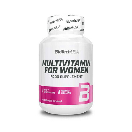 Multivitamins for women, 60 tablets, BioTechUSA