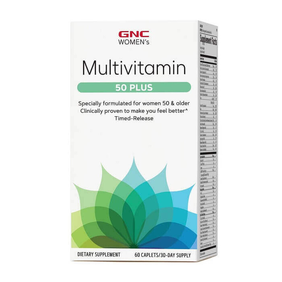 Multivitaminici per donne 50 Plus (202549), 60 compresse, GNC