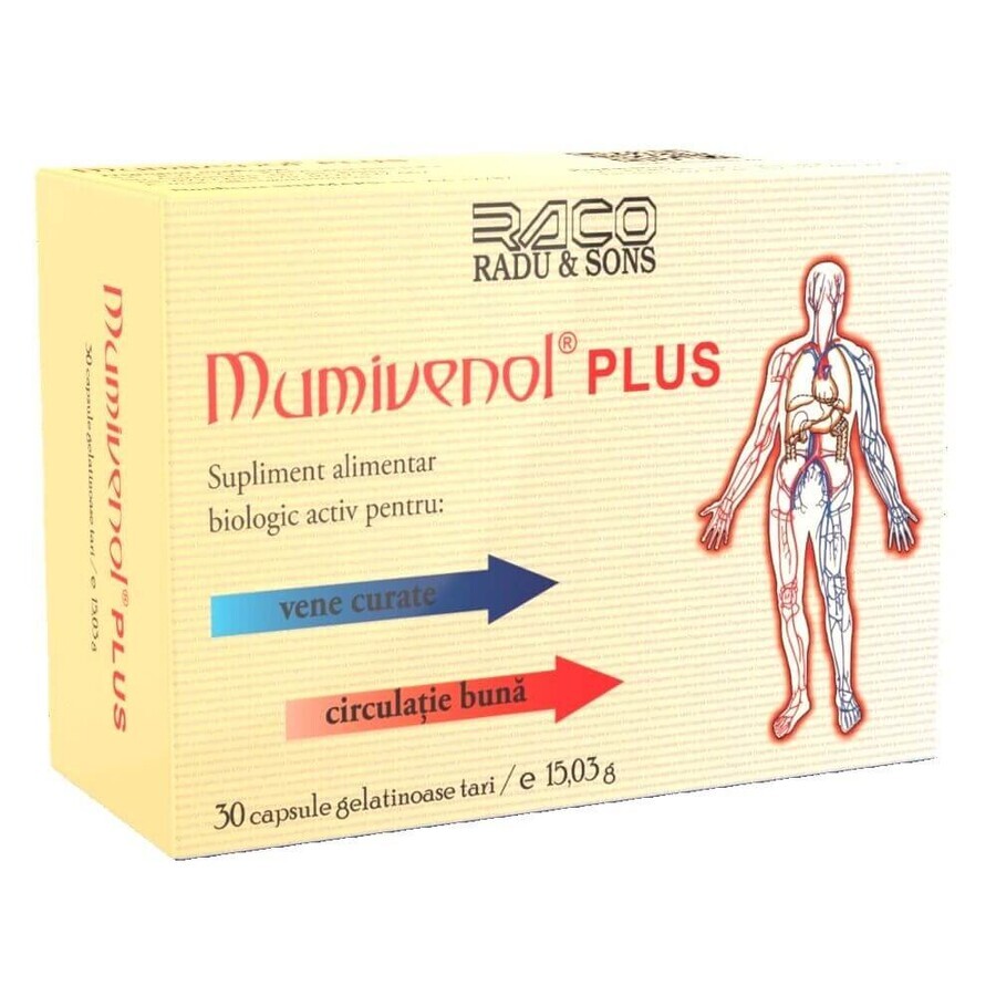 Mumivenol Plus, 30 capsule, Radu & Sons