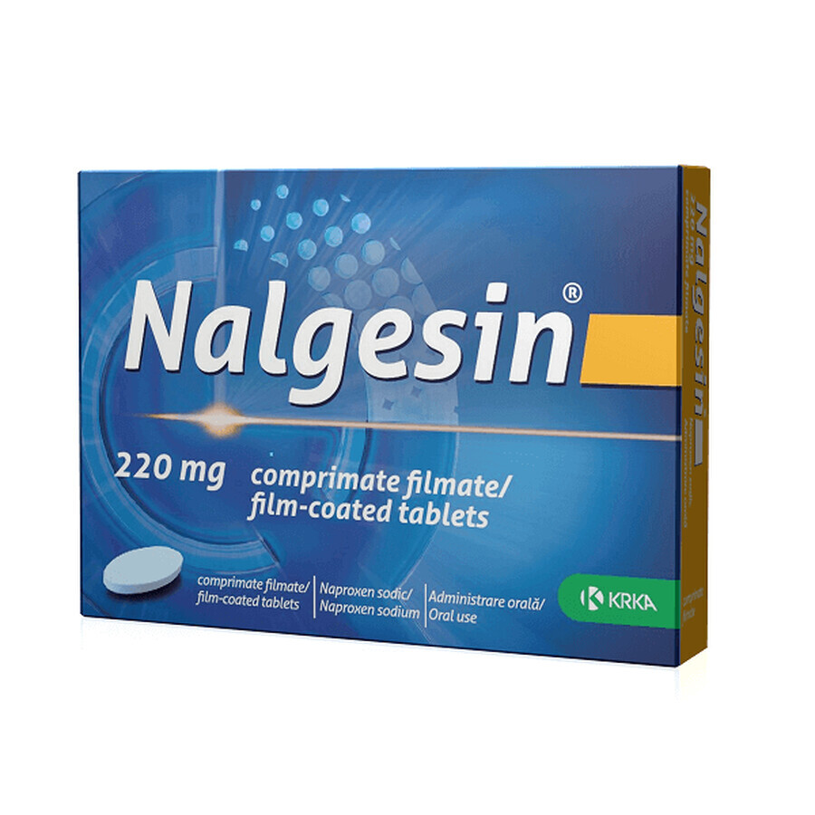 Nalgesin 220 mg, 10 compresse, Krka