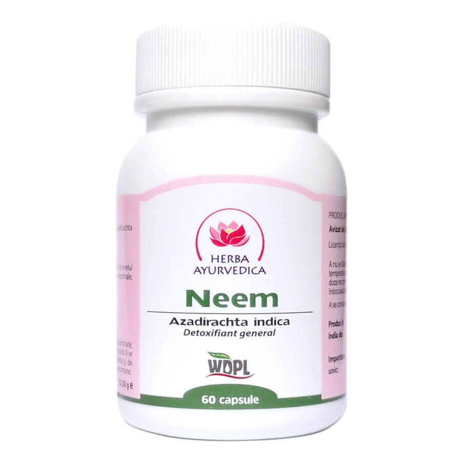 Neem, 60 capsules, Ayurvedic Herb