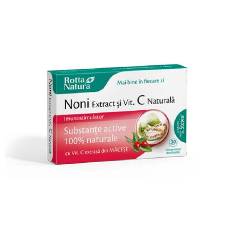 Noni extract + natural vitamin C, 30 tablets, Rotta Natura